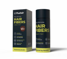 Włókna do włosów Plushair HAIR FIBERS - ciemny brąz