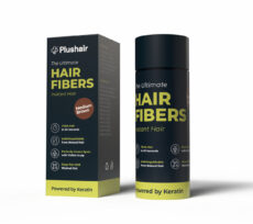 Włókna do włosów Plushair HAIR FIBERS - średni brąz